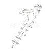 304 Stainless Steel Pendant Necklaces NJEW-K120-11P-2