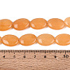 Dyed Natural White Jade Beads Strands G-N370-01A-12-5