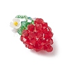Glass Seed Beaded Pendants PALLOY-MZ01238-03-3