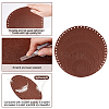 10 Pcs 5 Style Flat Round Felt Fabric DIY-PH0009-24C-4