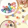 30Pcs Strip Opaque Acrylic Beads SACR-YW0002-01-4