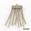 Iron Slide On End Clasp Tubes IFIN-R212-2.5cm-G-4