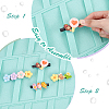 Soft Felt Large Capacity Hair Clips Storage Hangers AJEW-WH0332-92A-3
