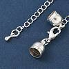 Brass Chain Extender KK-K001-4mm-S-2