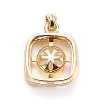 Brass Finger Ring & Pendants & Stud Earrings Findings KK-K243-02G-6