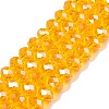 Electroplate Glass Beads Strands EGLA-A044-T8mm-A05-1