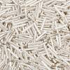 Silver Lined Transparent Glass Bugle Beads SEED-R028-2x15-B02-3