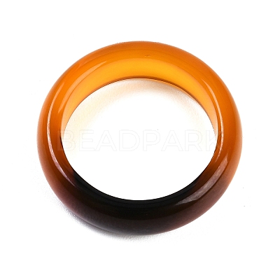 Dyed & Heated Natural Agate Finger Rings for Women RJEW-Z075-02F-1