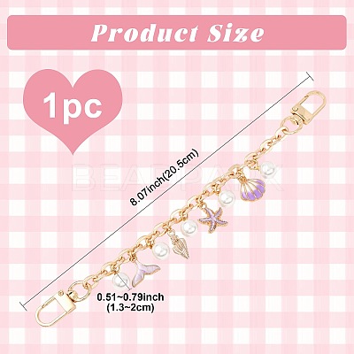 Alloy Chains Bag Extender Chains HJEW-FS00057-01-1