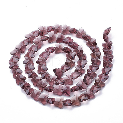 Transparent Glass Beads GLAA-Q066-14mm-B04-1
