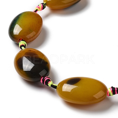 Natural Agate Beads Strands G-K334-02D-1