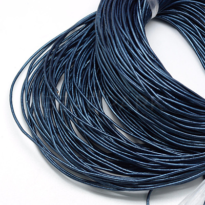 Spray Painted Cowhide Leather Cords WL-R001-1.5mm-40-1