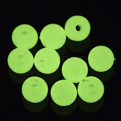 Luminous Acrylic Beads MACR-N008-25F-6MM-1