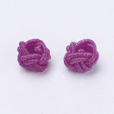 Nylon Cord Woven Beads NWIR-F005-14I-1