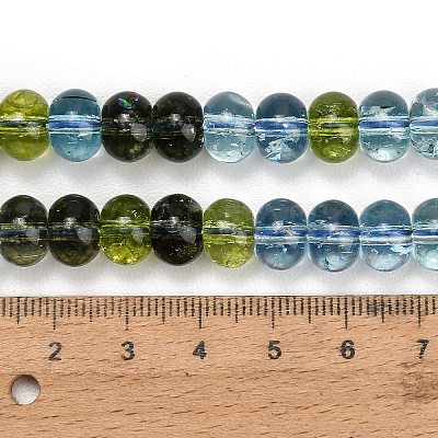 Dyed Imitation Gemstone Glass Beads Strands GL-Z001-03B-10-1