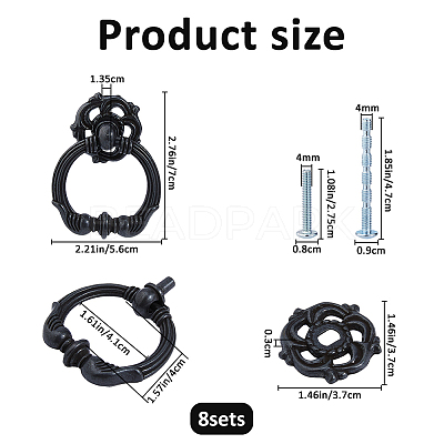 Zinc Alloy Box Pull Handle FIND-WH0817-192B-1
