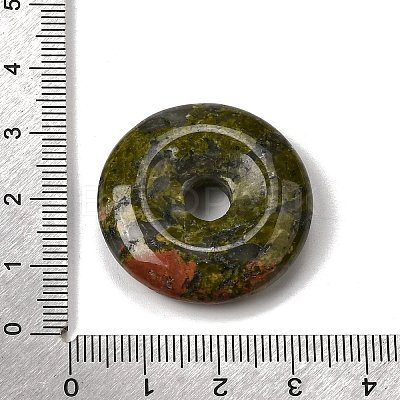 Natural Unakite Pendants G-F820-13A-08-1
