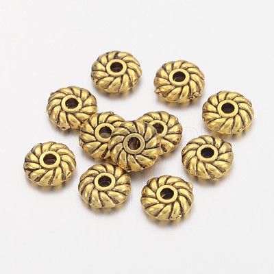 Tibetan Style Alloy Spacer Beads X-GLF10764Y-NF-1