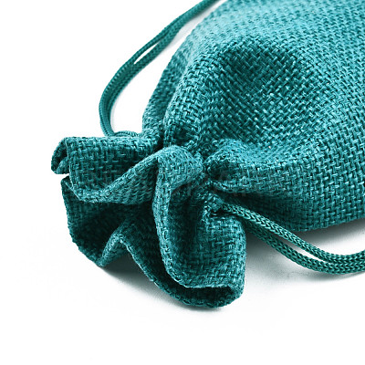 Burlap Packing Pouches Drawstring Bags ABAG-Q050-10x14-17-1
