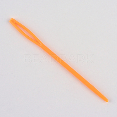 Steel Wire Stainless Steel Circular Knitting Needles and Random Color Plastic Tapestry Needles TOOL-R042-800x3mm-1