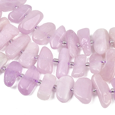 Natural Kunzite Beads Strands G-L657-E05-01-1