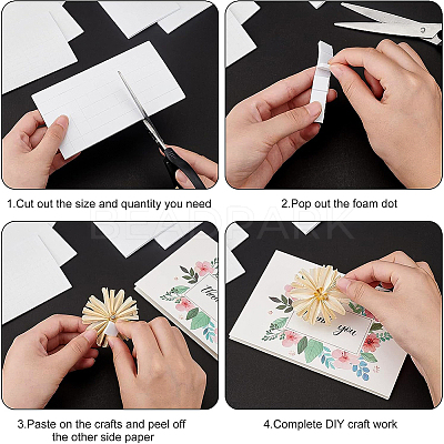 20Sheet 2 Styles Foam Pad Stickers AJEW-BC0001-79-1