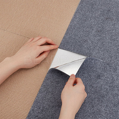 4Pcs 2 Colors Square Polyester DIY Climbing Cat Scratcher AJEW-BC0007-61-1