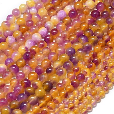 Natural Malaysia Jade Beads Strands G-L645-C01-8mm-32-1