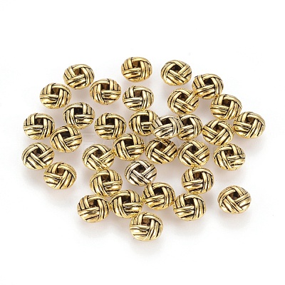 Zinc Alloy Spacer Beads PALLOY-ZN25847-AG-LF-1