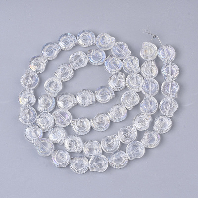 Electroplate Glass Beads Strands X-EGLA-S190-04-1