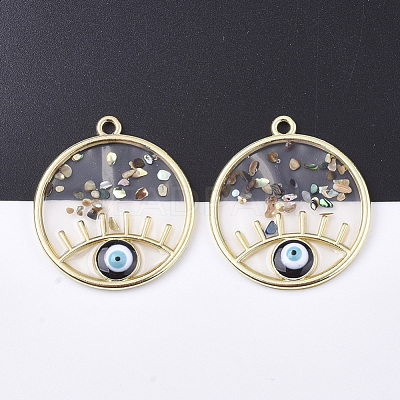Epoxy Resin Pendants RESI-S365-76A-1