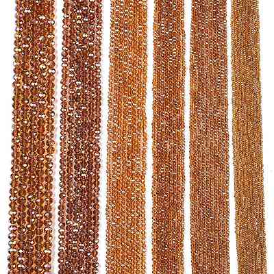 Electroplate Glass Beads Strands EGLA-A044-T3mm-B04-1