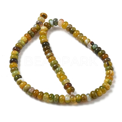 Natural Banded Agate Beads Strands G-F790-I01-01S-1