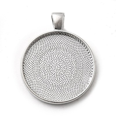 Alloy Pendant Cabochon Settings LS-PALLOY-A13349-P-NR-1