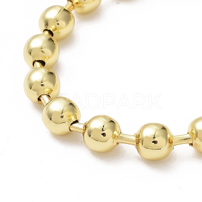 Rack Plating Brass Ball Chain Bracelets for Women BJEW-G676-01D-G-1
