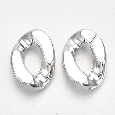 UV Plating ABS Plastic Linking Rings CCB-S162-03P-1