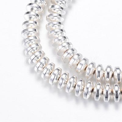 Electroplate Non-magnetic Synthetic Hematite Bead Strands G-Q465-19S-1