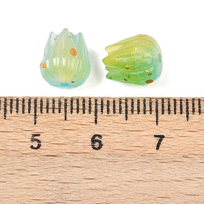 Opaque Acrylic Beads OACR-G054-04F-1