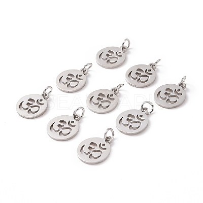 Non-Tarnish 304 Stainless Steel Charms LS-STAS-Q201-T446S-1