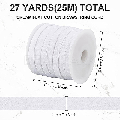 25M Double Layer Flat Cotton Cords OCOR-BC0001-74D-1