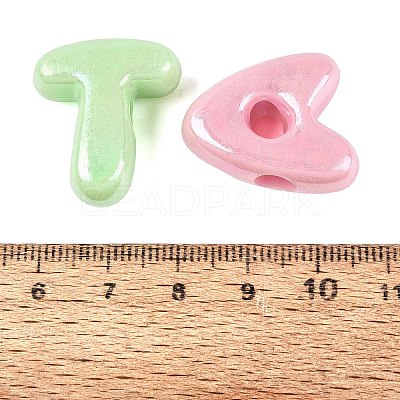 Opaque Plastic European Beads KY-Q010-12-1