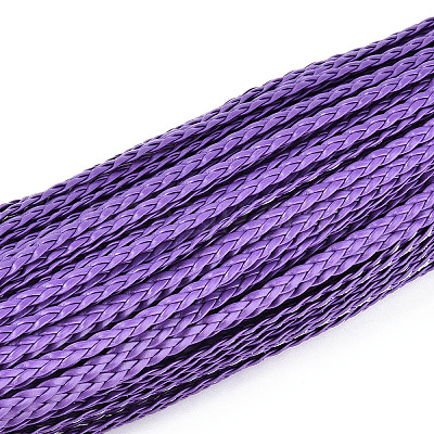 Braided Imitation Leather Cords LC-S002-5mm-09-1