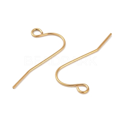 316L Surgical Stainless Steel Earring Hooks Ion Plating(IP) STAS-G229-08G-02-1