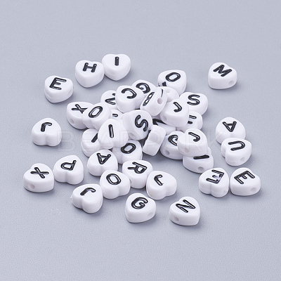 Acrylic Horizontal Hole Letter Beads X-MACR-PB37C9679-2-1