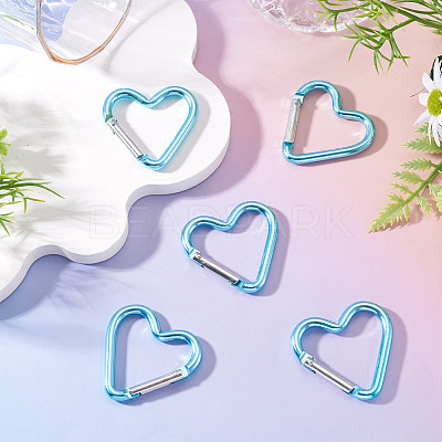 5Pcs Zinc Alloy Spring Gate Rings FIND-TA0009-73L-1