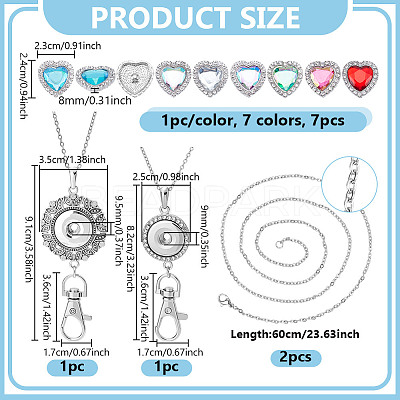 7Pcs 7 Colors FIND-NB0006-37-1
