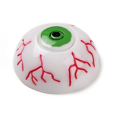 Bloodshot Eye Halloween Opaque Resin Decoden Cabochons RESI-R446-02O-1