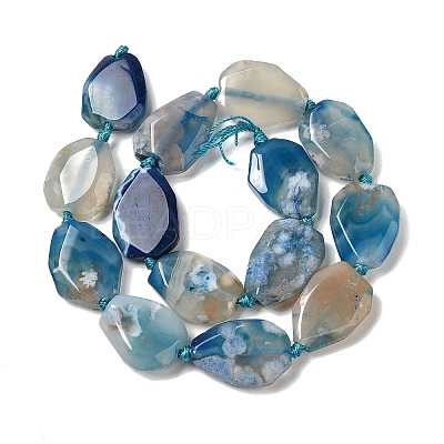 Natural Cherry Blossom Agate Beads Strands G-P319-07-1