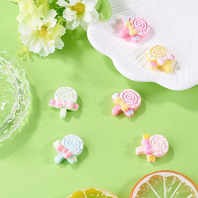 Opaque Resin Cabochons RESI-TAC0018-52-1