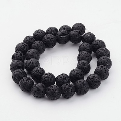 Natural Lava Rock Beads Strands LS-G434-13-1